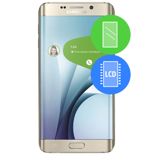 /Samsung Galaxy S6 Edge (G925F) Remplacement vitre / LCD